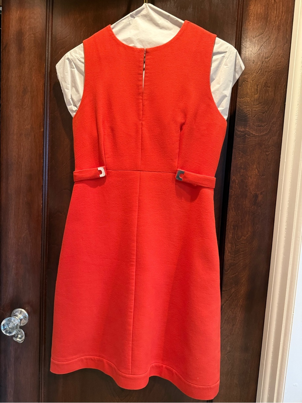 Vintage DVF dress in orange